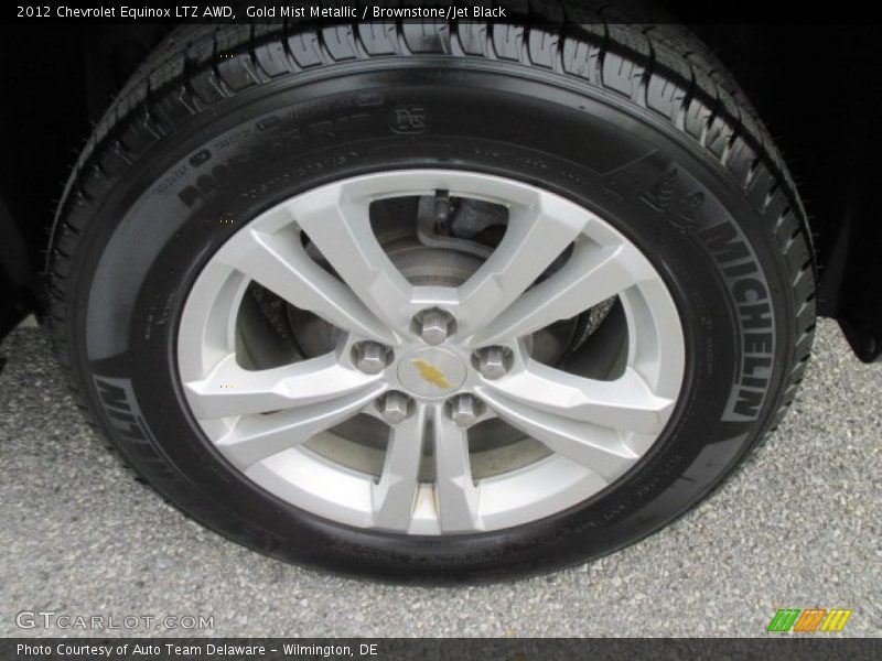 Gold Mist Metallic / Brownstone/Jet Black 2012 Chevrolet Equinox LTZ AWD
