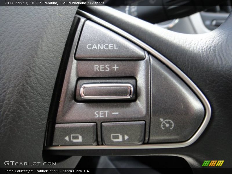 Liquid Platinum / Graphite 2014 Infiniti Q 50 3.7 Premium