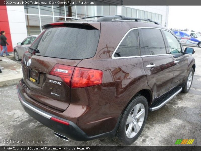 Dark Cherry Pearl / Parchment 2010 Acura MDX Technology