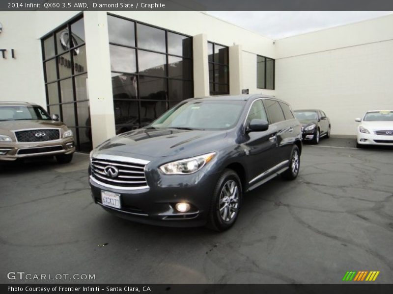 Diamond Slate / Graphite 2014 Infiniti QX60 3.5 AWD