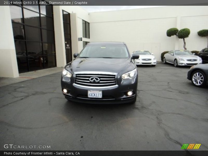 Diamond Slate / Graphite 2014 Infiniti QX60 3.5 AWD