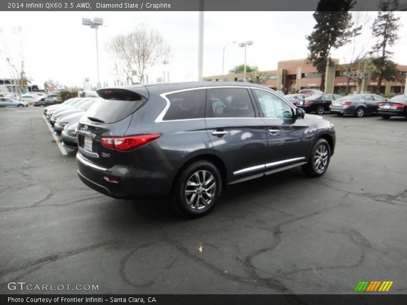 Diamond Slate / Graphite 2014 Infiniti QX60 3.5 AWD
