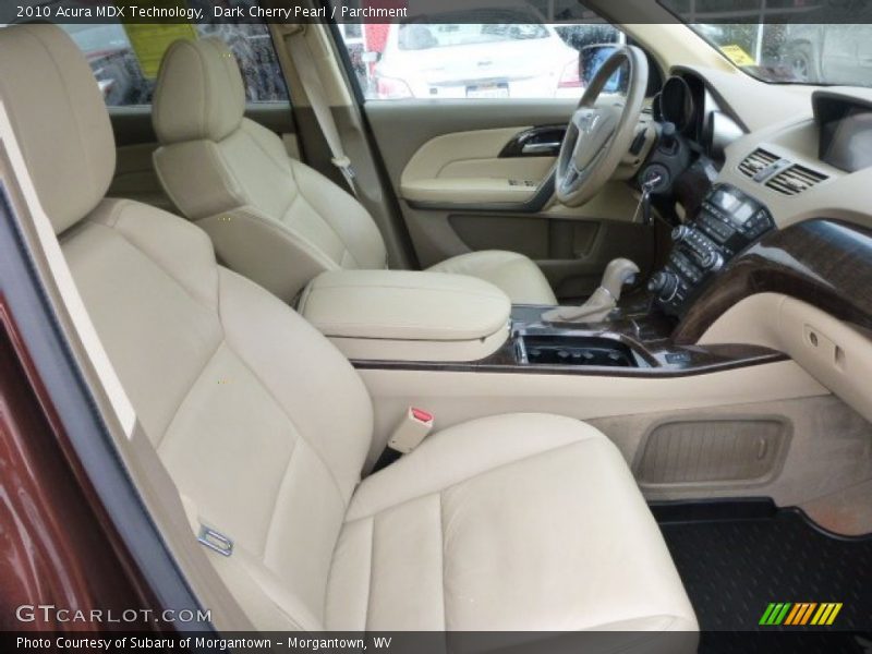 Dark Cherry Pearl / Parchment 2010 Acura MDX Technology