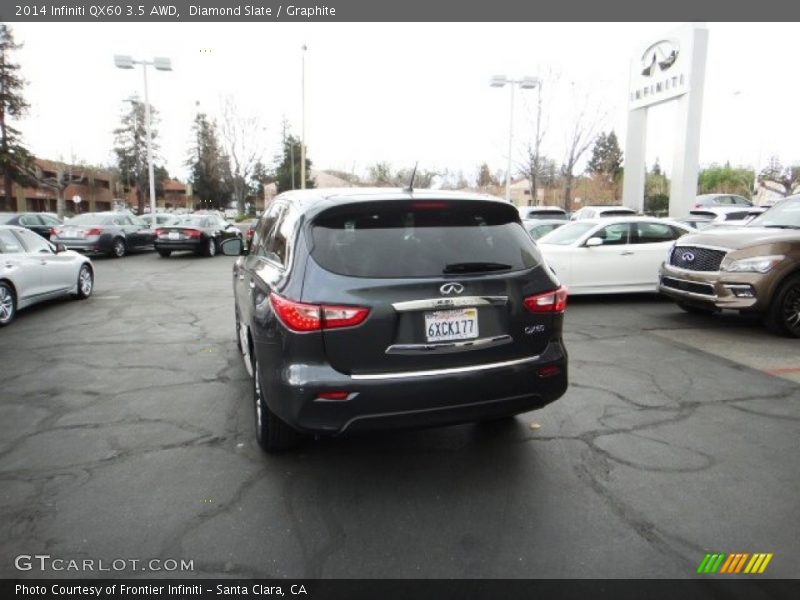 Diamond Slate / Graphite 2014 Infiniti QX60 3.5 AWD