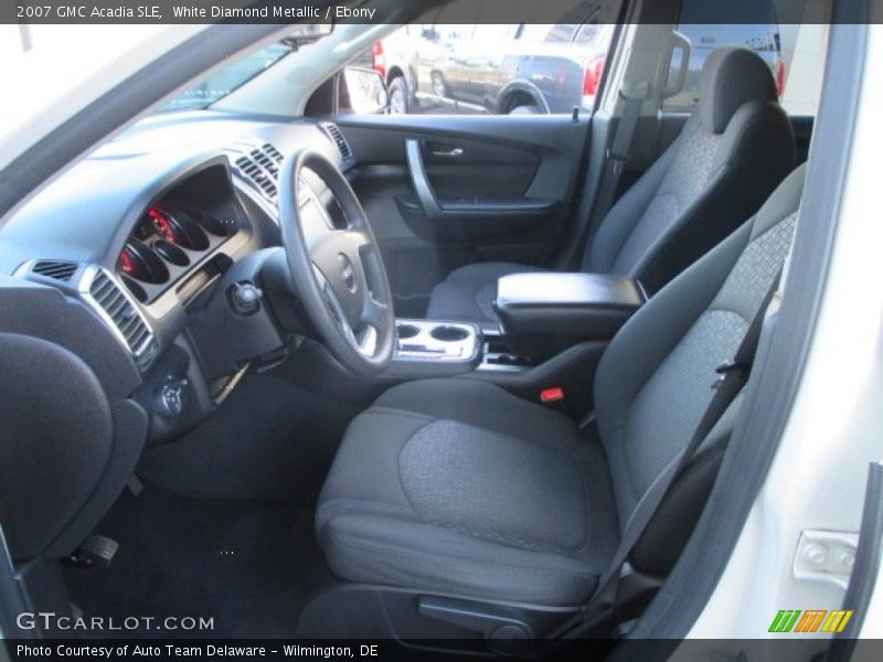 White Diamond Metallic / Ebony 2007 GMC Acadia SLE
