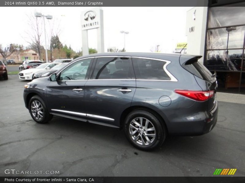 Diamond Slate / Graphite 2014 Infiniti QX60 3.5 AWD