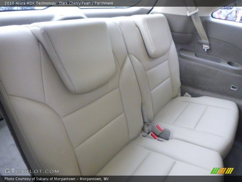 Dark Cherry Pearl / Parchment 2010 Acura MDX Technology
