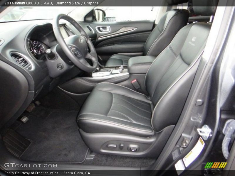Diamond Slate / Graphite 2014 Infiniti QX60 3.5 AWD