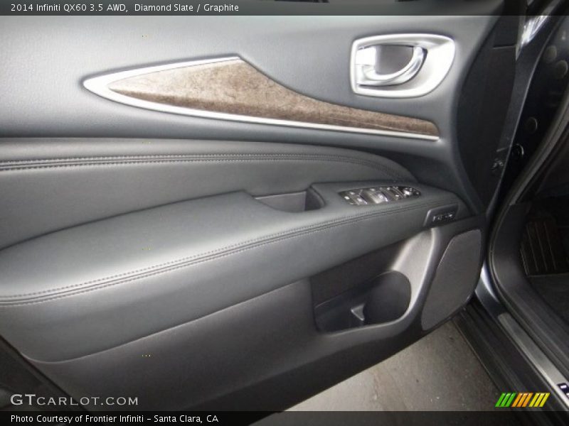 Diamond Slate / Graphite 2014 Infiniti QX60 3.5 AWD