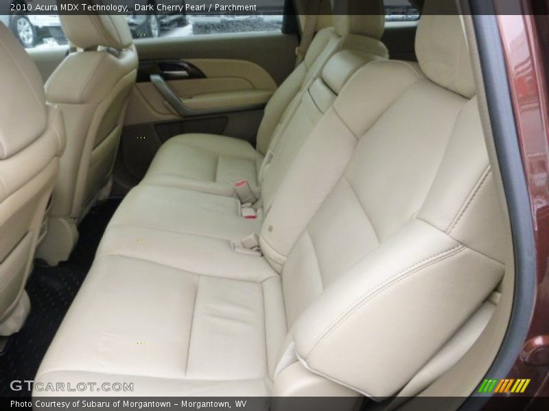 Dark Cherry Pearl / Parchment 2010 Acura MDX Technology