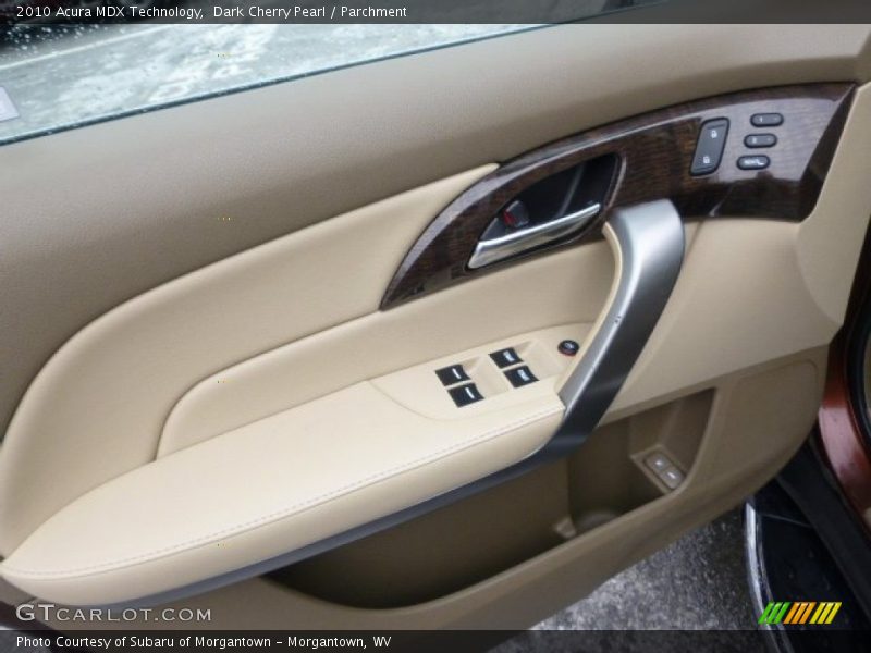 Dark Cherry Pearl / Parchment 2010 Acura MDX Technology