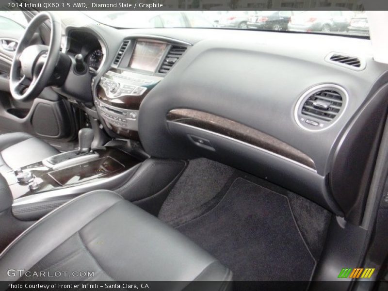 Diamond Slate / Graphite 2014 Infiniti QX60 3.5 AWD