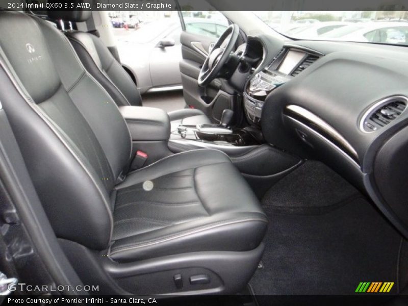 Diamond Slate / Graphite 2014 Infiniti QX60 3.5 AWD