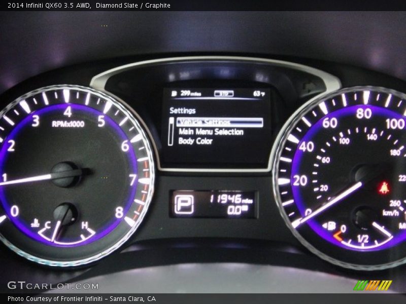 Diamond Slate / Graphite 2014 Infiniti QX60 3.5 AWD