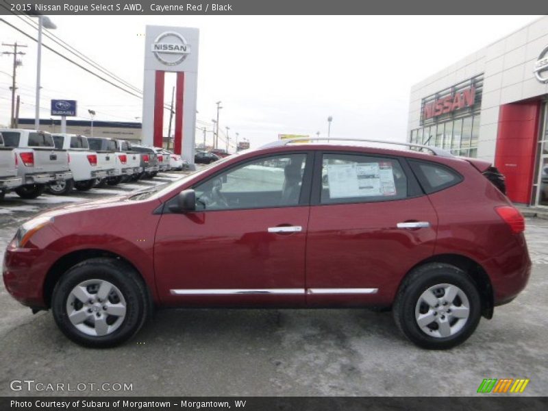  2015 Rogue Select S AWD Cayenne Red