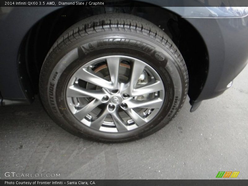 Diamond Slate / Graphite 2014 Infiniti QX60 3.5 AWD
