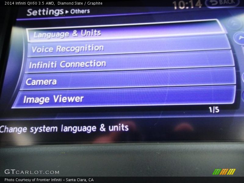 Diamond Slate / Graphite 2014 Infiniti QX60 3.5 AWD