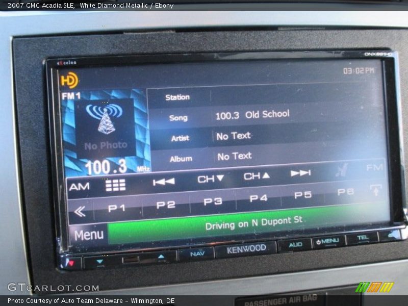 White Diamond Metallic / Ebony 2007 GMC Acadia SLE