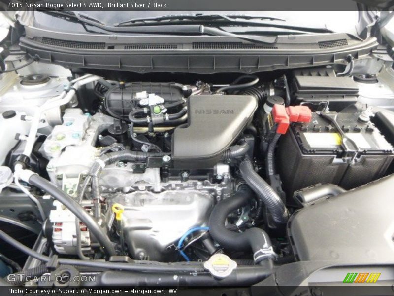  2015 Rogue Select S AWD Engine - 2.5 Liter DOHC 16-Valve CVTCS 4 Cylinder