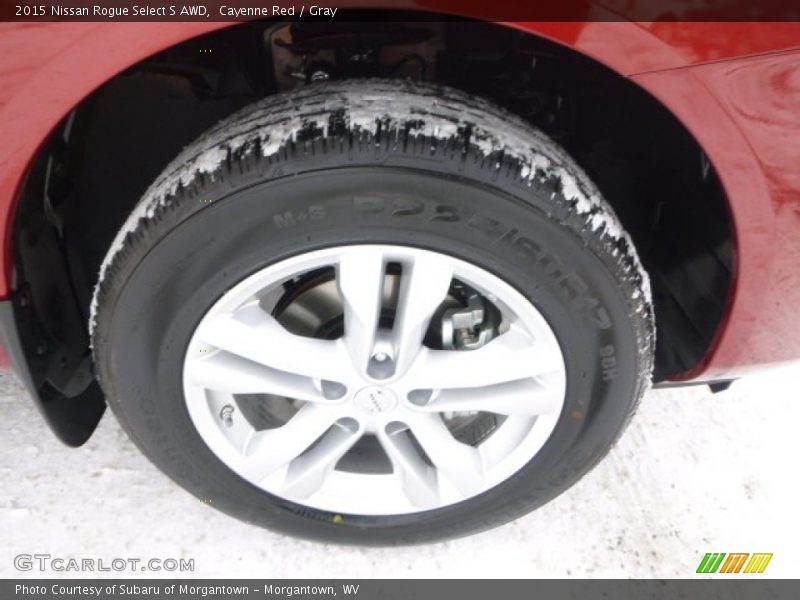 Cayenne Red / Gray 2015 Nissan Rogue Select S AWD