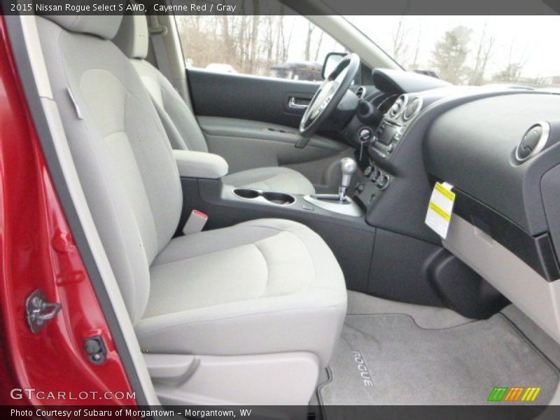 Cayenne Red / Gray 2015 Nissan Rogue Select S AWD