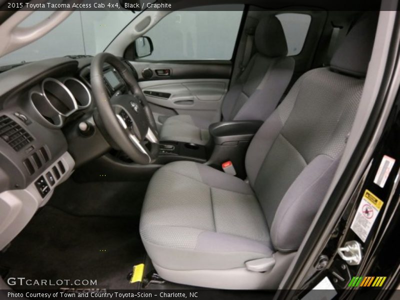 Front Seat of 2015 Tacoma Access Cab 4x4