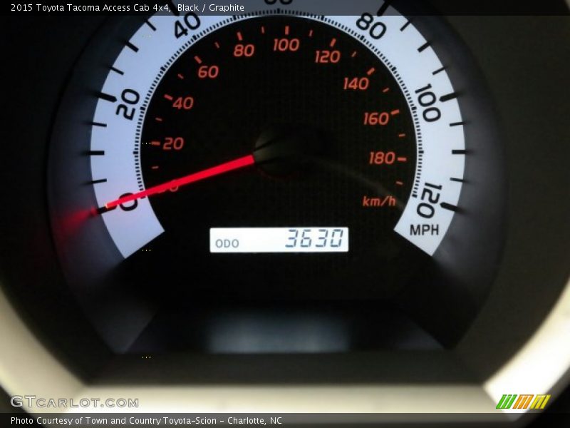 Black / Graphite 2015 Toyota Tacoma Access Cab 4x4