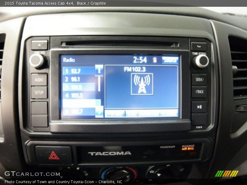 Black / Graphite 2015 Toyota Tacoma Access Cab 4x4