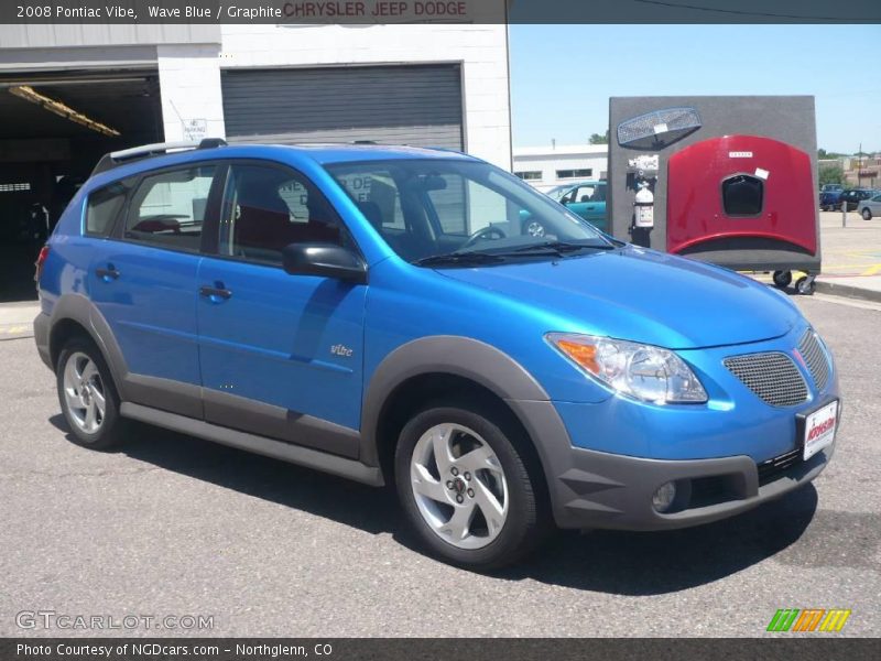Wave Blue / Graphite 2008 Pontiac Vibe
