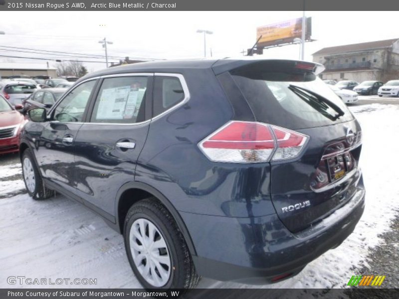 Arctic Blue Metallic / Charcoal 2015 Nissan Rogue S AWD