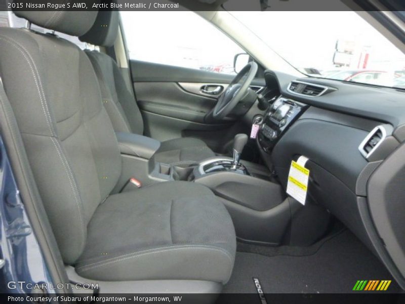 Arctic Blue Metallic / Charcoal 2015 Nissan Rogue S AWD