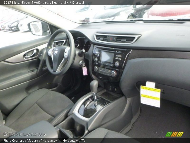Arctic Blue Metallic / Charcoal 2015 Nissan Rogue S AWD