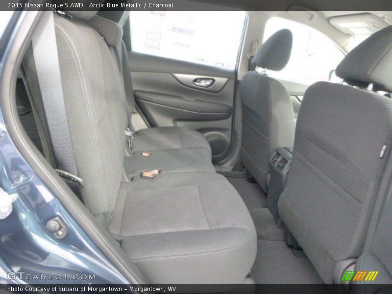 Arctic Blue Metallic / Charcoal 2015 Nissan Rogue S AWD
