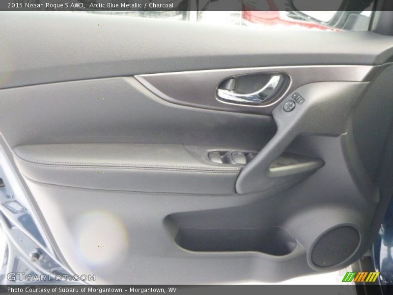 Arctic Blue Metallic / Charcoal 2015 Nissan Rogue S AWD