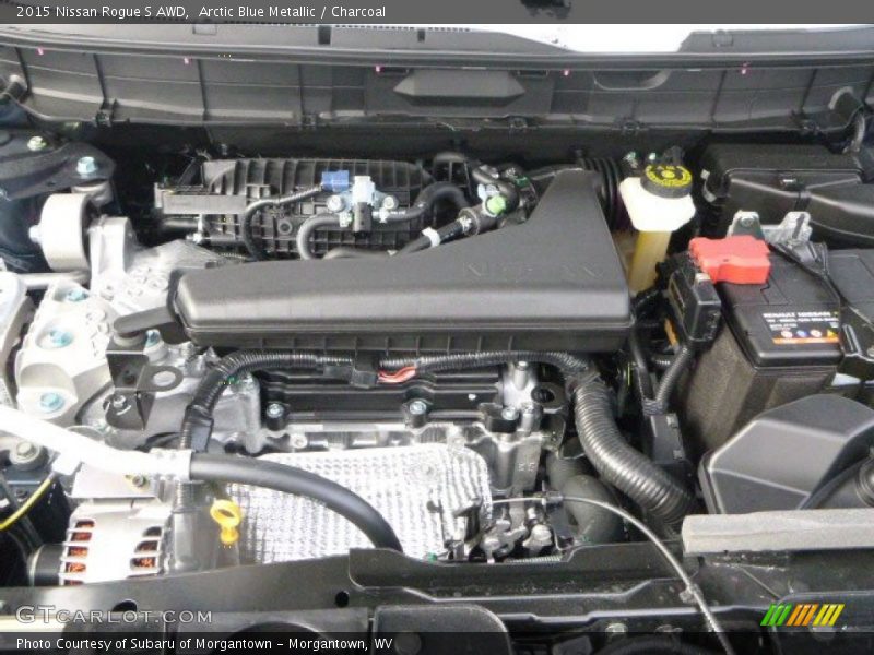 Arctic Blue Metallic / Charcoal 2015 Nissan Rogue S AWD
