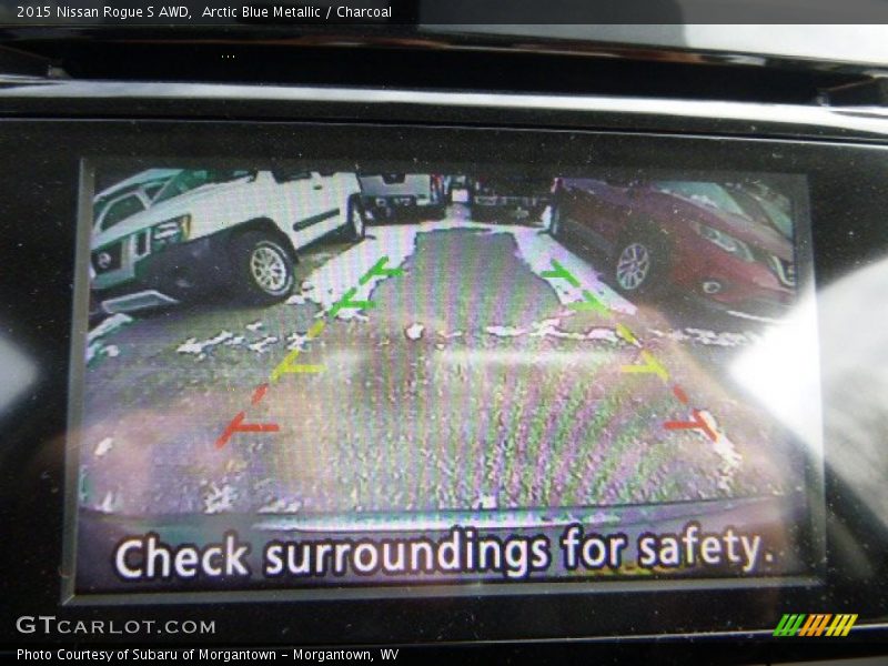 Arctic Blue Metallic / Charcoal 2015 Nissan Rogue S AWD