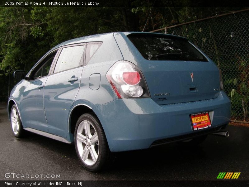 Mystic Blue Metallic / Ebony 2009 Pontiac Vibe 2.4