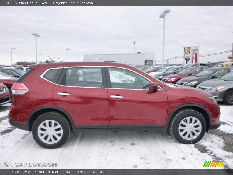  2015 Rogue S AWD Cayenne Red