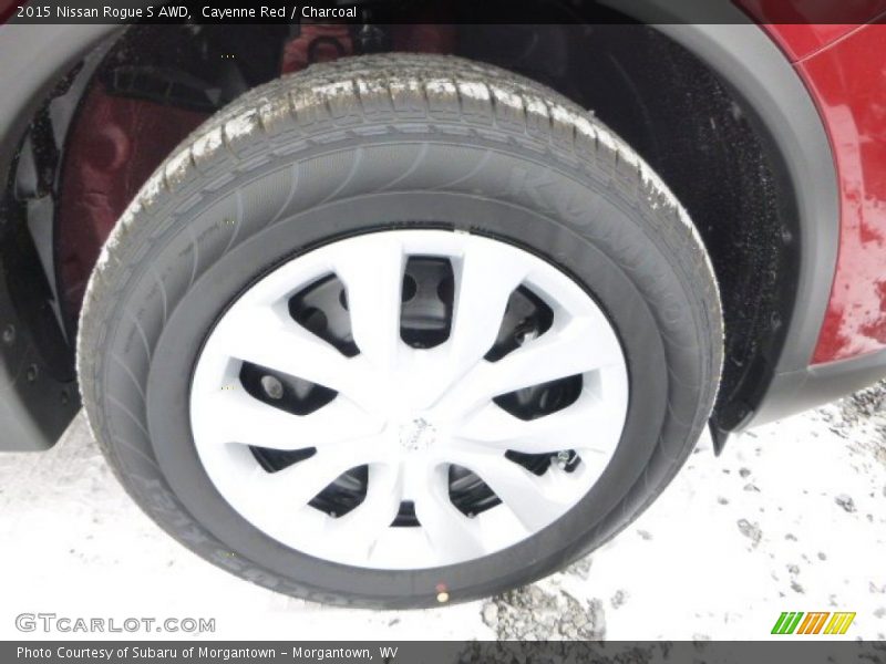 Cayenne Red / Charcoal 2015 Nissan Rogue S AWD