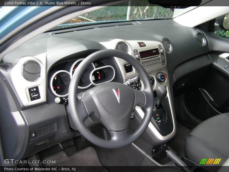Mystic Blue Metallic / Ebony 2009 Pontiac Vibe 2.4