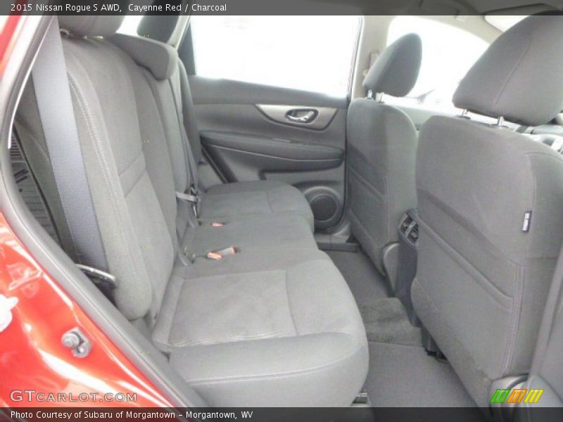 Cayenne Red / Charcoal 2015 Nissan Rogue S AWD