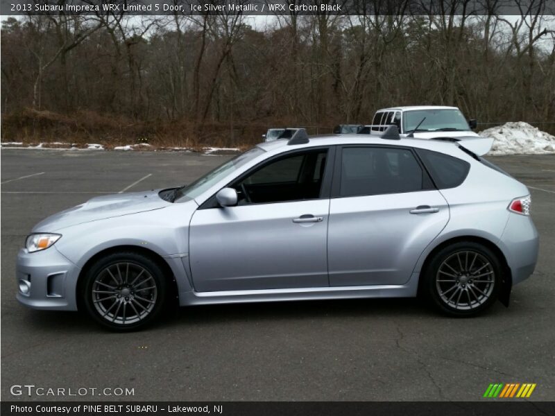Ice Silver Metallic / WRX Carbon Black 2013 Subaru Impreza WRX Limited 5 Door
