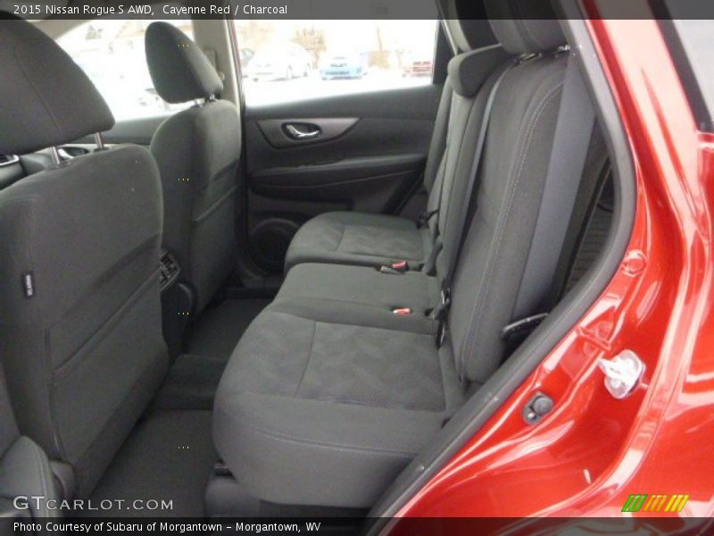 Cayenne Red / Charcoal 2015 Nissan Rogue S AWD