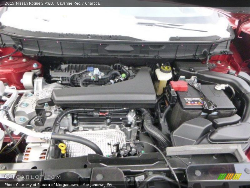 Cayenne Red / Charcoal 2015 Nissan Rogue S AWD