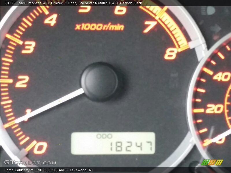 Ice Silver Metallic / WRX Carbon Black 2013 Subaru Impreza WRX Limited 5 Door