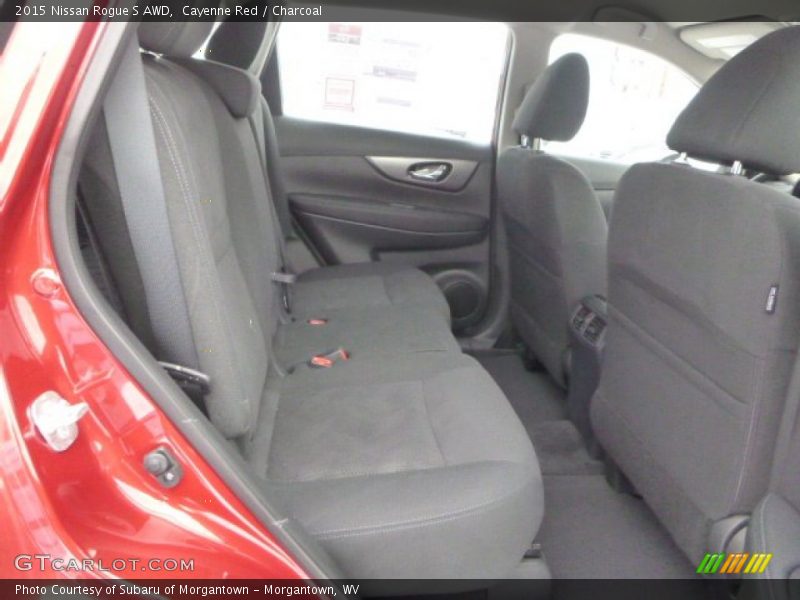 Cayenne Red / Charcoal 2015 Nissan Rogue S AWD