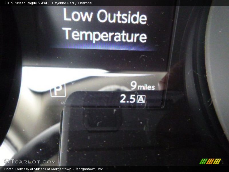 Cayenne Red / Charcoal 2015 Nissan Rogue S AWD
