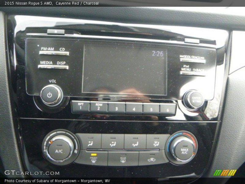 Cayenne Red / Charcoal 2015 Nissan Rogue S AWD