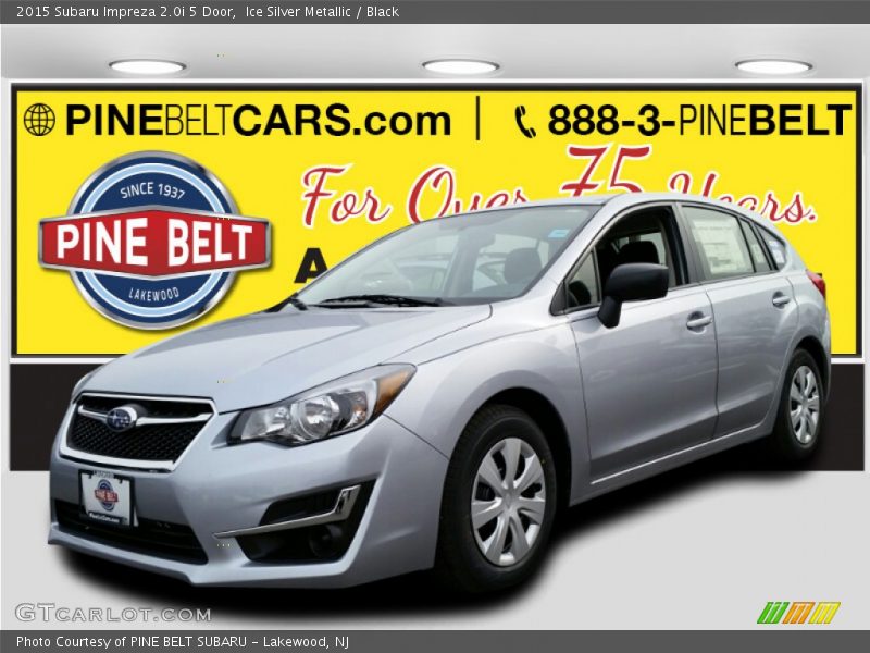 Ice Silver Metallic / Black 2015 Subaru Impreza 2.0i 5 Door