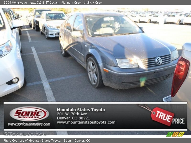 Platinum Grey Metallic / Grey 2004 Volkswagen Jetta GLS 1.8T Sedan